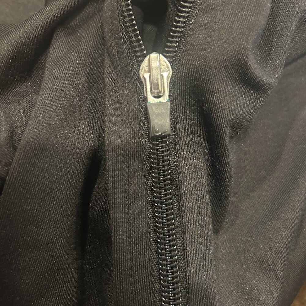 Danskin Now Black Performance Athletic Zip Up Jacket Women’s Size S (4-6) - Picture 2 of 7